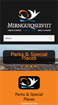 Mobile Screenshot of nunavutparks.com