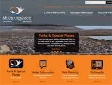 Tablet Screenshot of nunavutparks.com